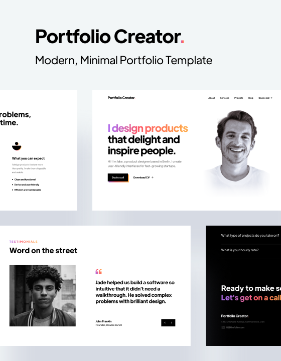 PortfolioMaster – Developer Portfolio Generator